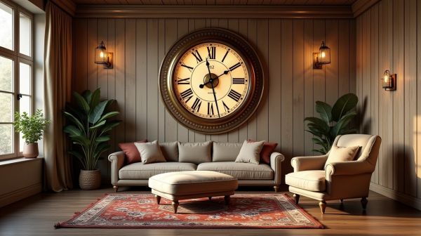 Choisissez votre horloge murale vintage entre design et fonctionnalité