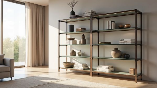 Etagère en verre, bois et acier : choisissez la solution idéale pour votre intérieur