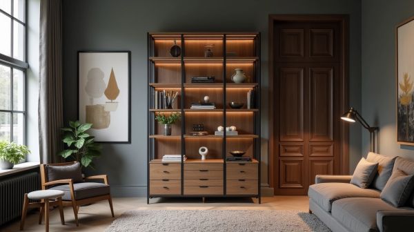 Etagère en verre, bois et acier : choisissez la solution idéale pour votre intérieur