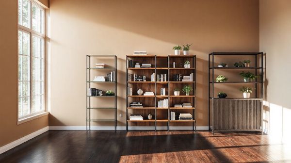 Les meilleures étagères en verre, bois et acier pour embellir votre espace